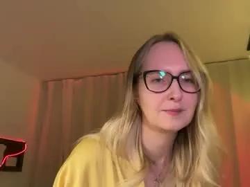 kirafatex — Make me moan  Lovense Lush on - Interactive Toy that vibrates with your Tips #femdom #shy #nonude #blonde #glasses