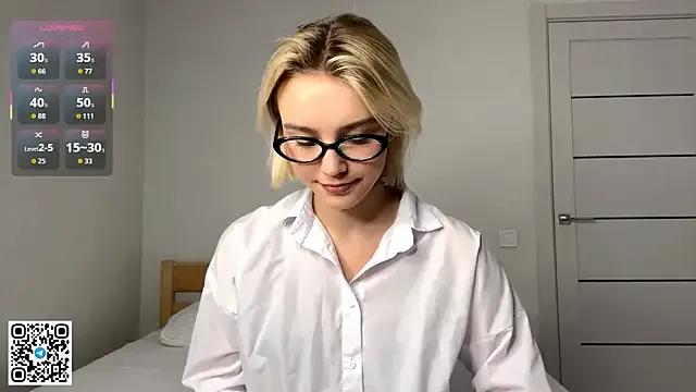 MelodyImam — Skirt gone, thong barely covers